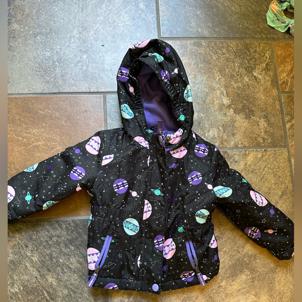Black Cat & Jack Space-Themed Kids Jacket - size 18 months